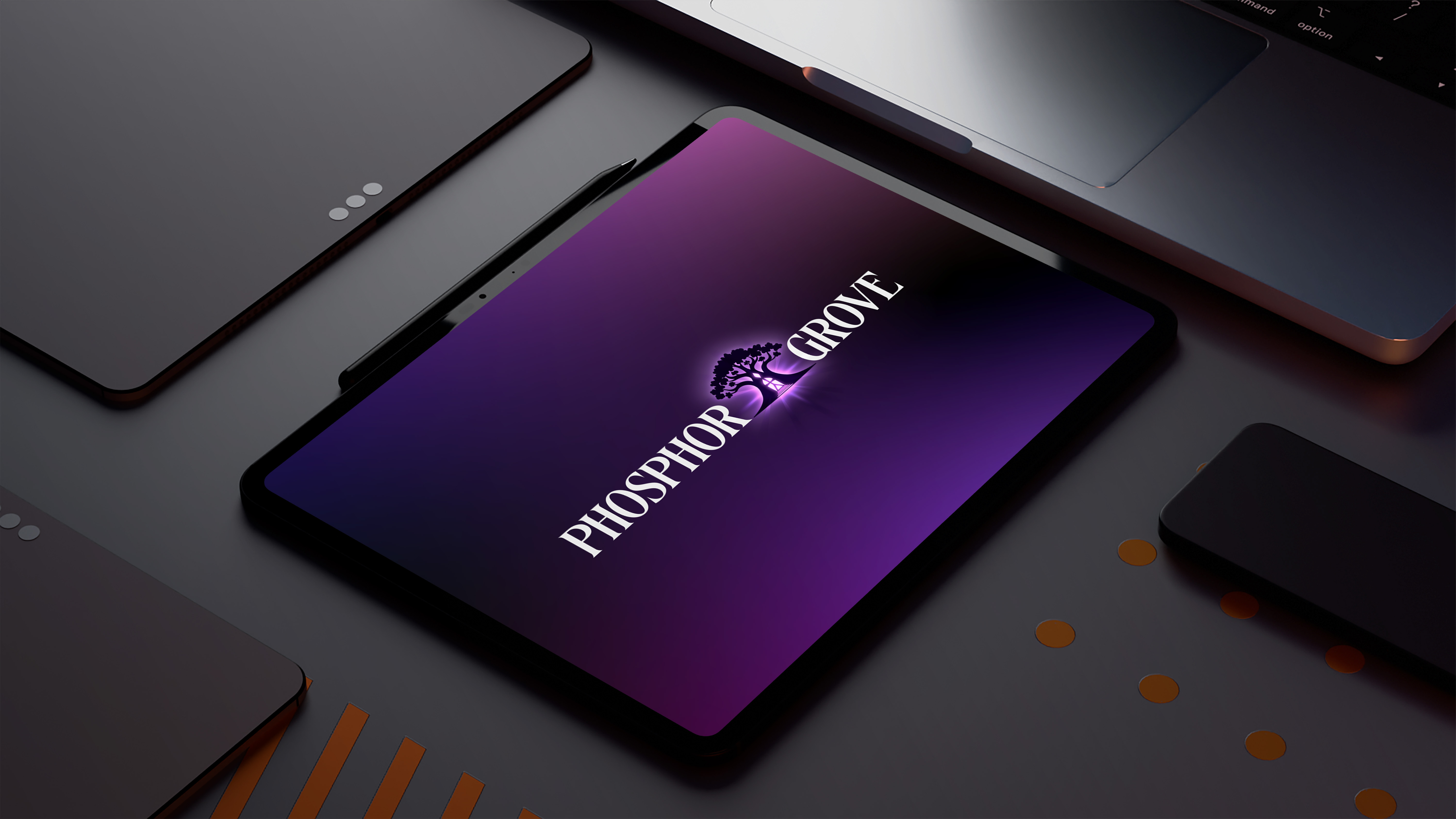 Phosphor Grove tablet mockup